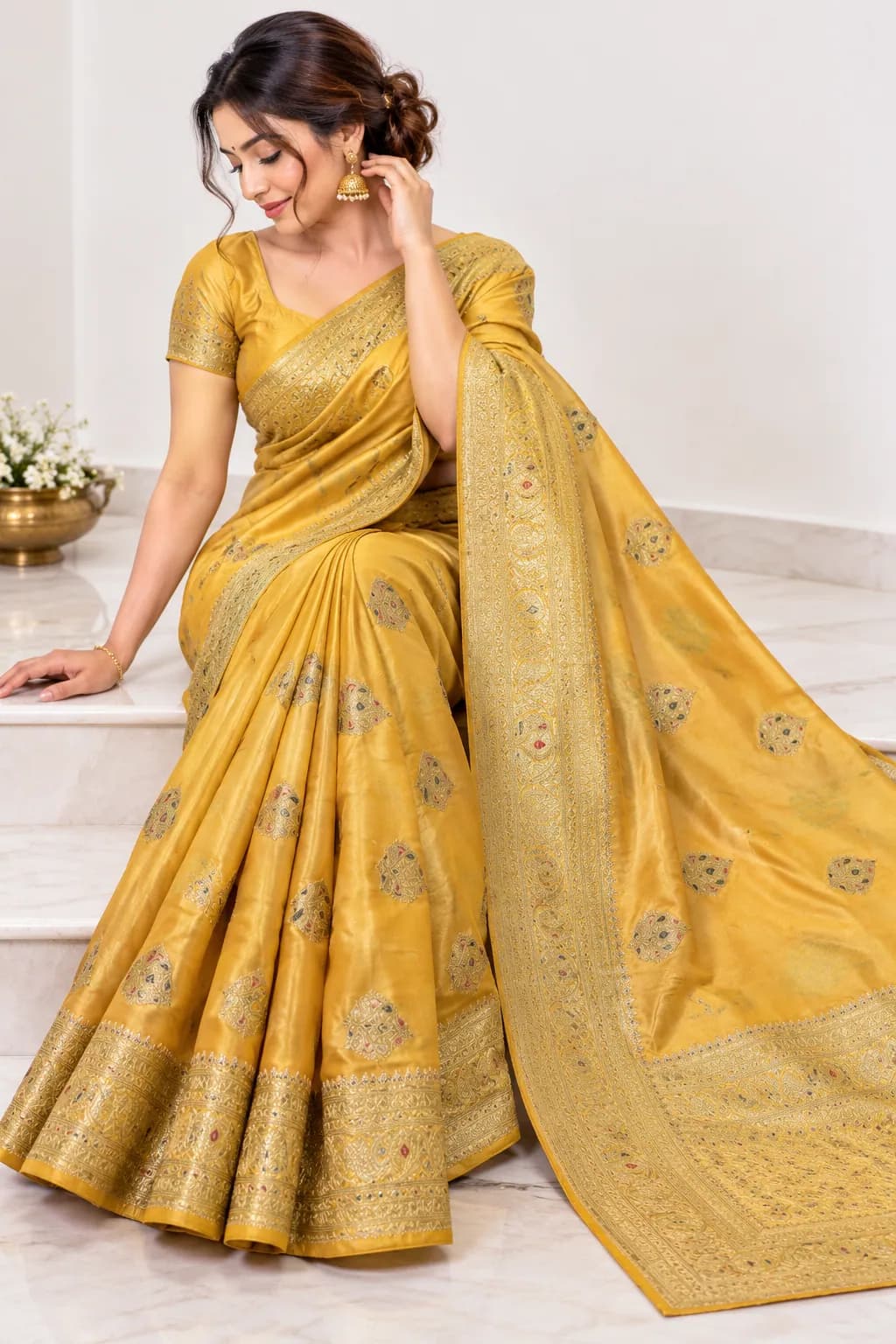 Elegant Mashroof Silk Saree saree